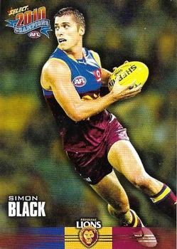 2010 Select AFL Champions #17 Simon Black Front